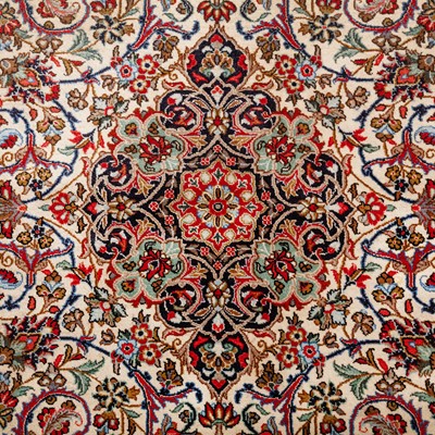 Lot 94 - A very fine Qum rug, central Persia