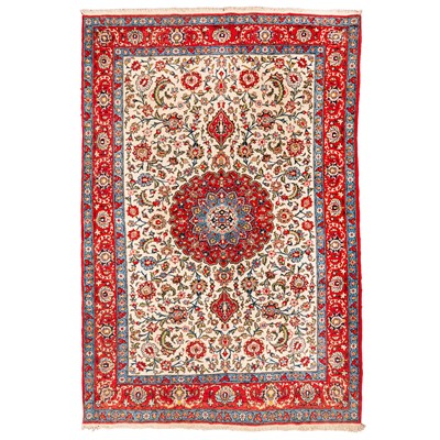 Lot 36 - A fine Qum rug, central Persia