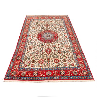 Lot 36 - A fine Qum rug, central Persia