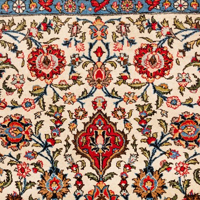 Lot 36 - A fine Qum rug, central Persia