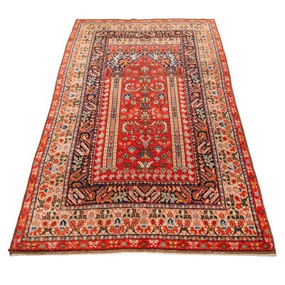 Lot 82 - An antique Tuduc prayer rug, Transylvania