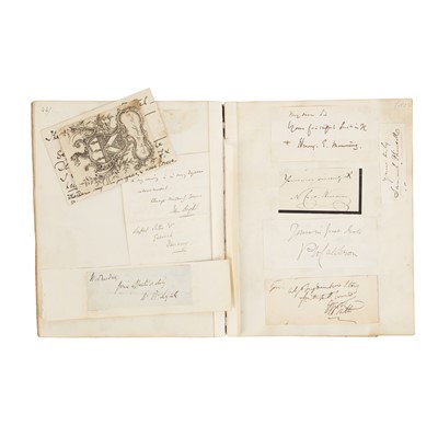 Lot 55 - Autograph Albums.- Miscellaneous