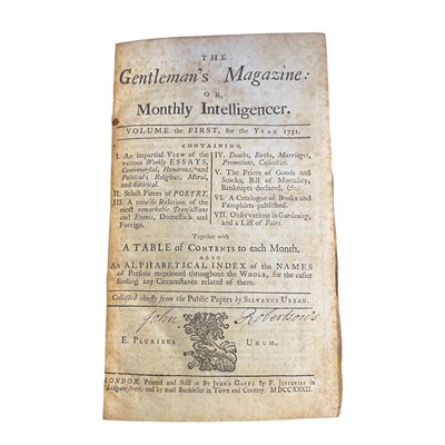 Lot 41 - American Constitution: The Gentleman’s Magazine, 221 vols., Jan 1731 - May 1865