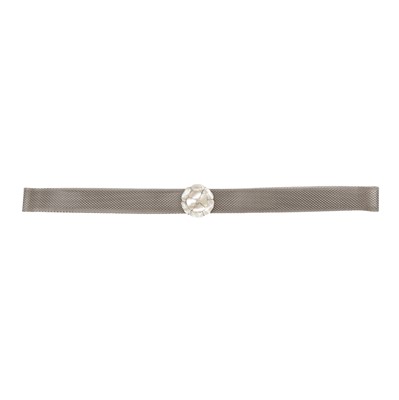 Lot 239 - Chanel Mother Of Pearl Camellia Mesh Belt