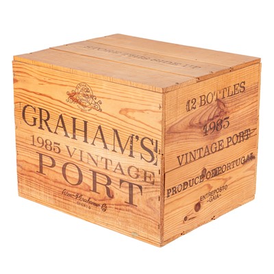 Lot 257 - Graham's 1985 - 12 bottles