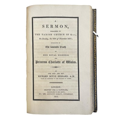 Lot 28 - Sermons on the Princess Charlotte [with] Greek New Testament