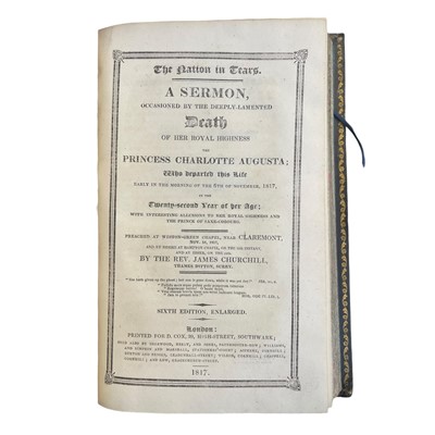 Lot 28 - Sermons on the Princess Charlotte [with] Greek New Testament