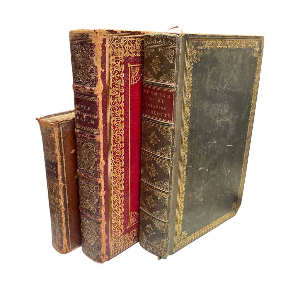 Lot 28 - Sermons on the Princess Charlotte [with] Greek New Testament