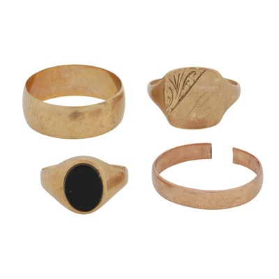 Lot 232 - Four rings