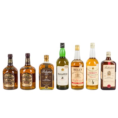 Lot 387 - Mixed Scottish Blended Whisky's of the 20th Century - 7 bottles