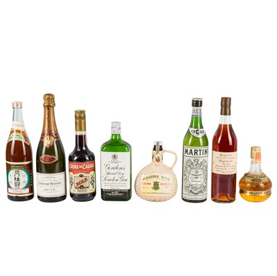 Lot 238 - Mixed Esoteric and Rare Spirits, Wines, Liqueur and Sake - 8 bottles
