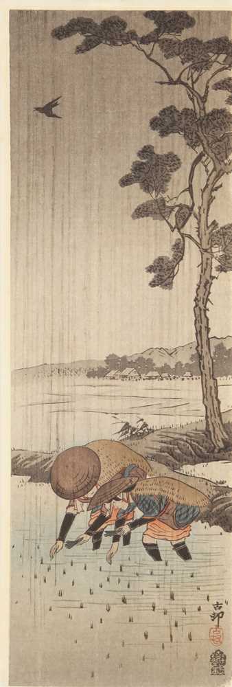 Lot 56 - Ohara Koson 小原祥邨 (Shoson), (Japanese, 1877-1945), c. 1900