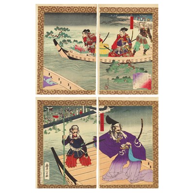 Lot 47 - Toyonobu Utagawa 歌川豊宣 (Japanese, 1859-1896)