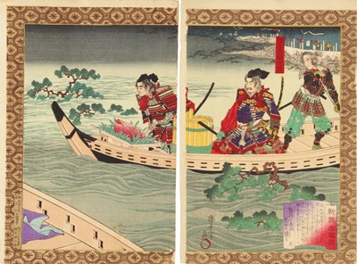 Lot 47 - Toyonobu Utagawa 歌川豊宣 (Japanese, 1859-1896)