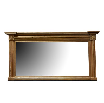 Lot 74 - An early 19th Century Regency period giltwood and gesso overmantel mirror