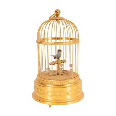 Lot 155 - A Swiss Reuge Saint Crox birdage automaton