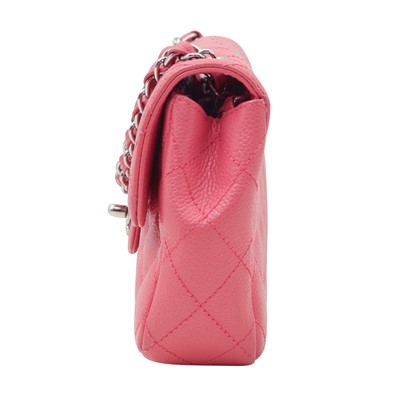 Lot 37 - Chanel Pink Baguette Flap Bag