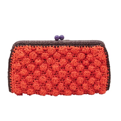 Lot 435 - Missoni Orange Bubble Frame Clutch