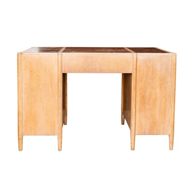 Lot 32 - Hobbs & Co. limed oak kneehole desk