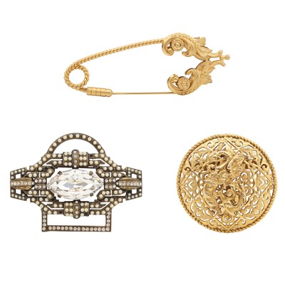 Lot 369 - Gianfranco Ferre Statement Brooches