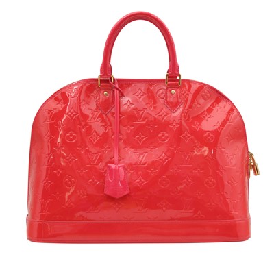 Lot 40 - Louis Vuitton Rose Pop Monogram Vernis Alma GM