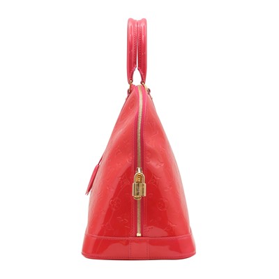 Lot 40 - Louis Vuitton Rose Pop Monogram Vernis Alma GM