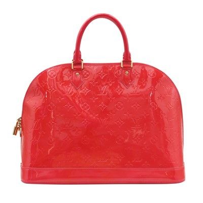 Lot 40 - Louis Vuitton Rose Pop Monogram Vernis Alma GM