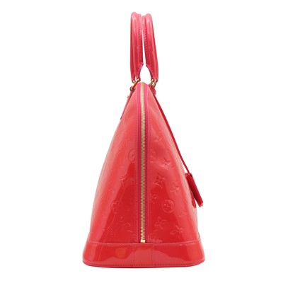 Lot 40 - Louis Vuitton Rose Pop Monogram Vernis Alma GM