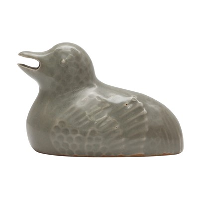 Lot 801 - A Korean celadon 'duck' water dropper, 19th/20th century