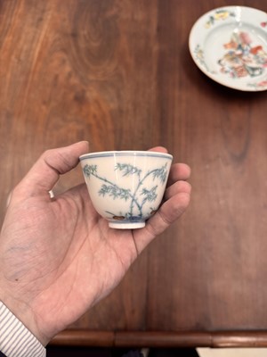 Lot 66 - Two Chinese doucai 'bamboo' cups, Qing dynasty, Guangxu period