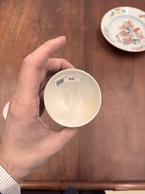 Lot 66 - Two Chinese doucai 'bamboo' cups, Qing dynasty, Guangxu period