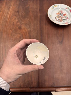 Lot 66 - Two Chinese doucai 'bamboo' cups, Qing dynasty, Guangxu period