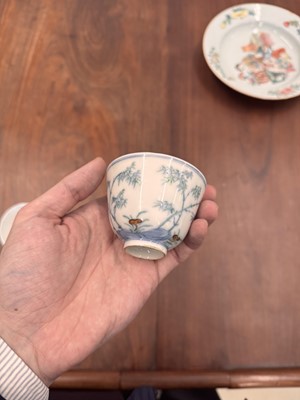 Lot 66 - Two Chinese doucai 'bamboo' cups, Qing dynasty, Guangxu period