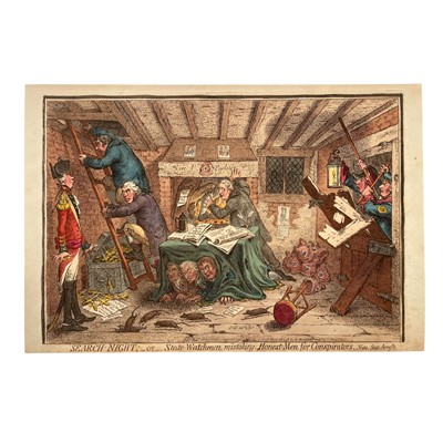 Lot 302 - Gillray (James) Search-Night; _or_ State Watchmen