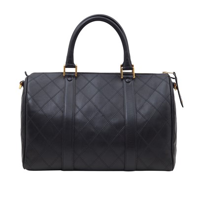 Lot 177 - Chanel Black Medium Bostan Duffle Bag