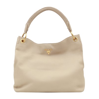 Lot 133 - Prada Beige Vitello Danio Hobo Bag