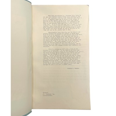 Lot 40 - A Diary of Service [...] by C. C. Weston, who died whilst a Prisoner of War in Japanese hands