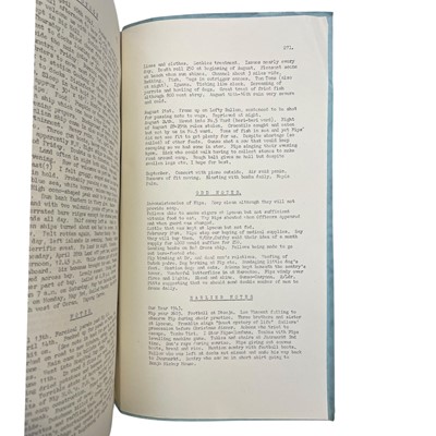 Lot 40 - A Diary of Service [...] by C. C. Weston, who died whilst a Prisoner of War in Japanese hands