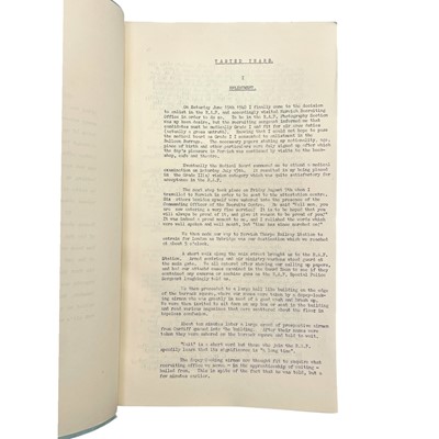 Lot 40 - A Diary of Service [...] by C. C. Weston, who died whilst a Prisoner of War in Japanese hands