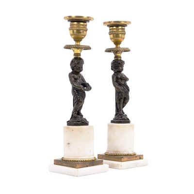 Lot 86 - A pair of French gilt metal and cut glass tazzas