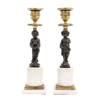 Lot 86 - A pair of French gilt metal and cut glass tazzas