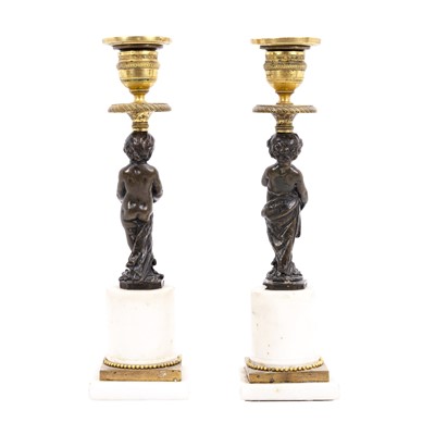 Lot 86 - A pair of French gilt metal and cut glass tazzas