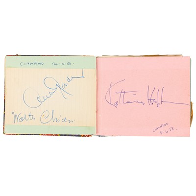 Lot 29 - Autograph Album.- Actors & Entertainers