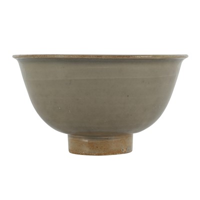 Lot 269 - A Chinese Yaozhou celadon-glazed 'petal' bowl, Song dynasty