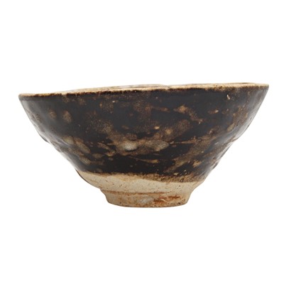 Lot 254 - A Chinese Jizhou black-glazed 'tortoiseshell' tea bowl, Song dynasty