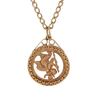 Lot 134 - A St Christopher pendant necklace, circa 1976