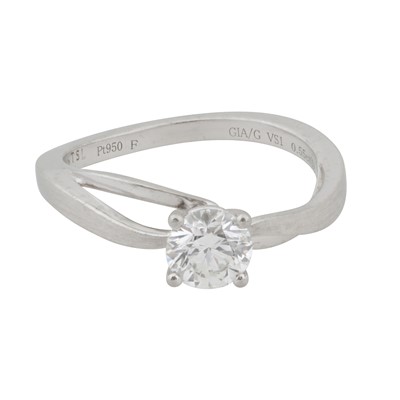 Lot 332 - Voice by TSL | A diamond single stone ring