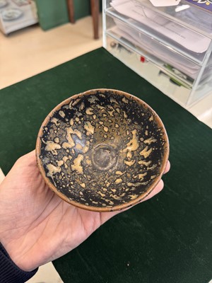Lot 458 - A Chinese Jizhou 'tortoiseshell' bowl, Song dynasty bowl