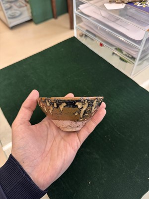 Lot 458 - A Chinese Jizhou 'tortoiseshell' bowl, Song dynasty bowl