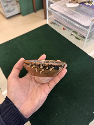 Lot 458 - A Chinese Jizhou 'tortoiseshell' bowl, Song dynasty bowl